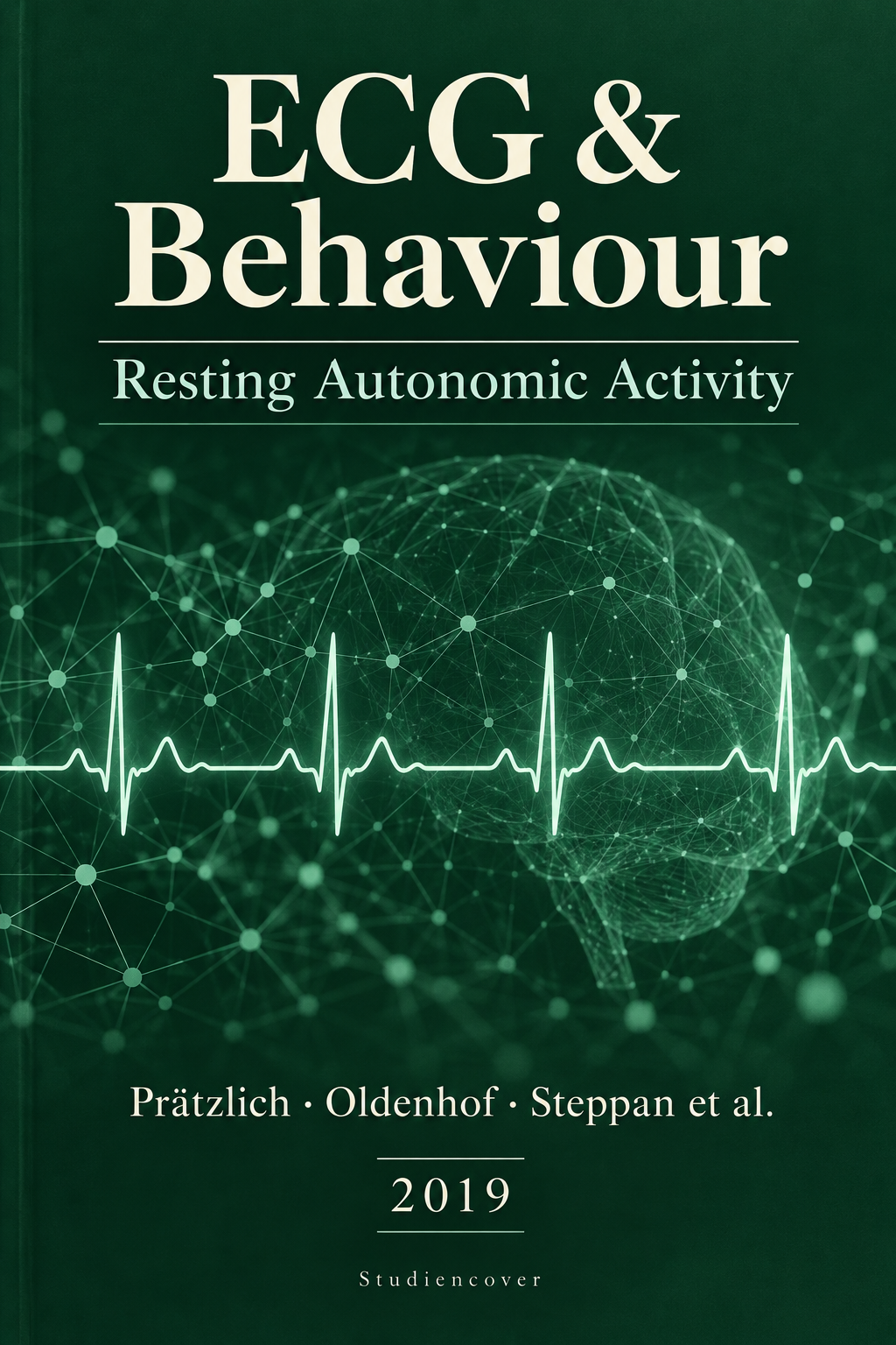 Gestaltetes Studiencover: ECG & Behaviour